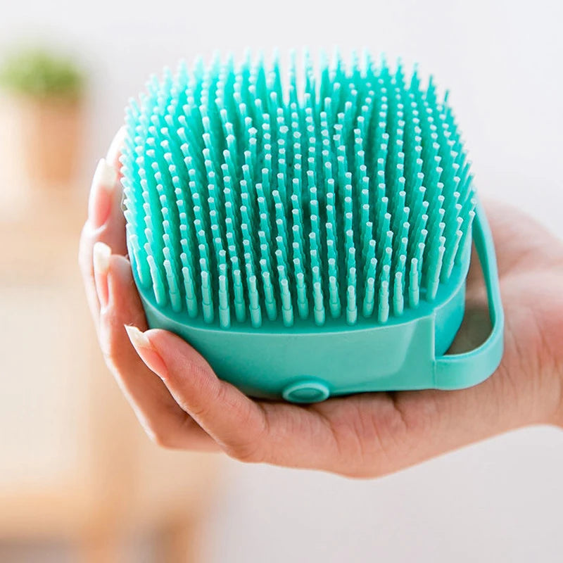 Silicone Pet Bathing & Grooming Brush