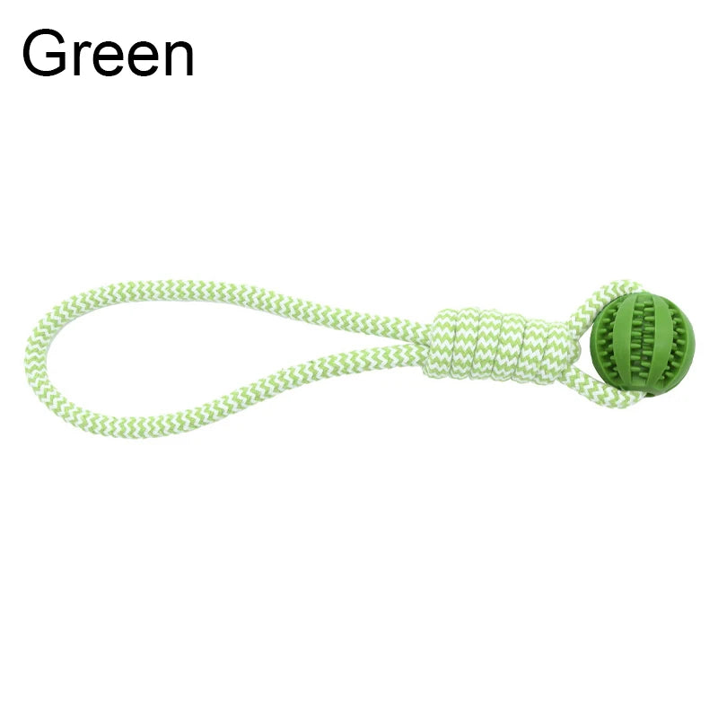 Pet Tooth Cleaning Ball with Rope
