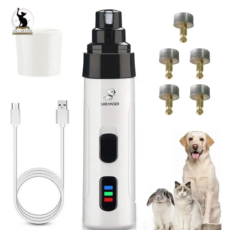Ultra-Quiet Rechargeable Pet Nail Trimmer