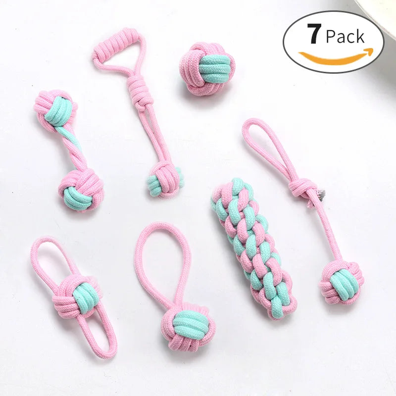Interactive Cotton Rope Dog Toys