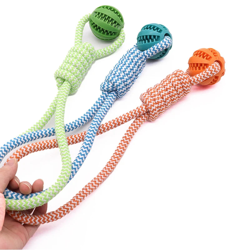 Pet Tooth Cleaning Ball with Rope