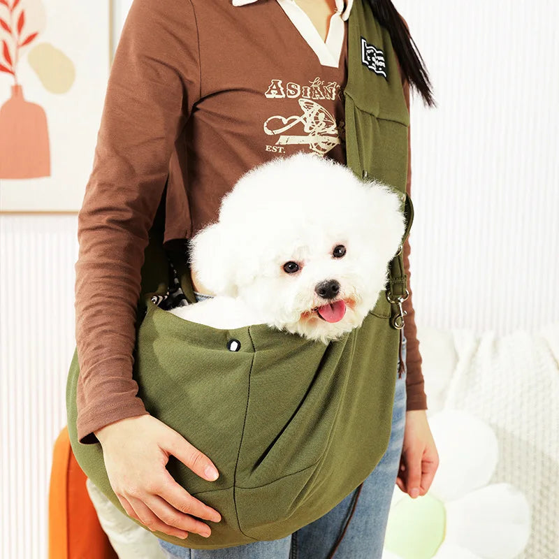 Cotton Pet Sling Bag
