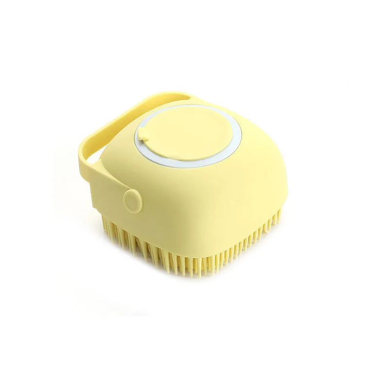 Silicone Pet Bathing & Grooming Brush