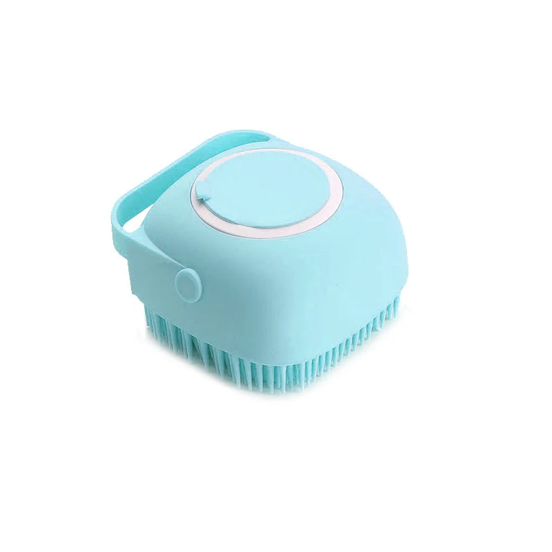 Silicone Pet Bathing & Grooming Brush