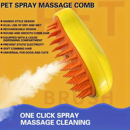 3-in-1 Steamy Dog Brush