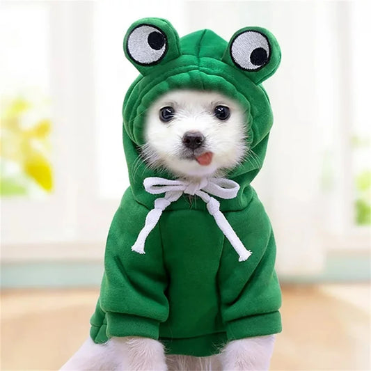 Cute Frog Hoodie for Pet