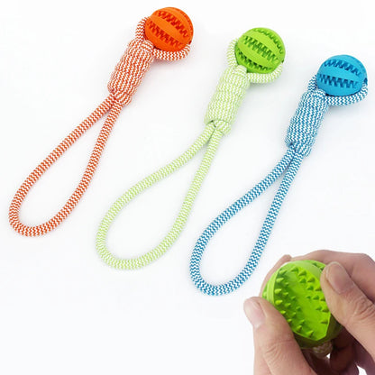 Pet Tooth Cleaning Ball with Rope
