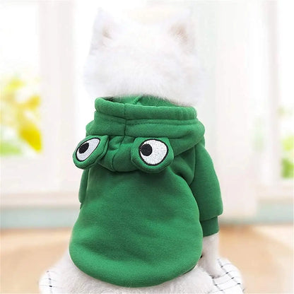 Cute Frog Hoodie for Pet